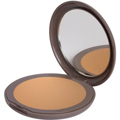 Neve Cosmetics Compacte foundation met geïntegreerde spiegel Flat Perfection gladmakend, medium dekking "Tan Warm Neve Cosmetics Compacte foundation met geïntegreerde spiegel Flat Perfection gladmakend, medium dekking "Tan Warm