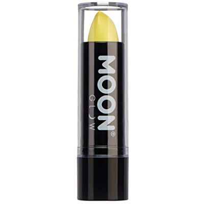 Moon Glow Neon UV lippenstift glanzende neonkleur lippenstift glanst onder uv-stralen, pastelgeel, 1 stuk (1 stuk) Moon Glow Neon UV lippenstift glanzende neonkleur lippenstift glanst onder uv-stralen, pastelgeel, 1 stuk (1 stuk)