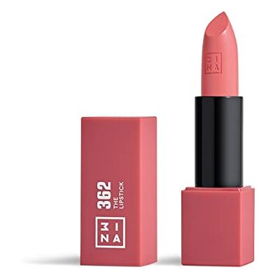 3ina MAKEUP – veganistisch – zonder dierenleed – lippenstift 362 – mat roze/nude, romige textuur, ultra-gepigmenteerde kleur, magnetische behuizing, vanillegeur 3ina MAKEUP – veganistisch – zonder dierenleed – lippenstift 362 – mat roze/nude, romige textuur, ultra-gepigmenteerde kleur, magnetische behuizing, vanillegeur