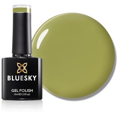 BLUESKY Olive Hush AW2421 groene gelnagellak, 10 ml, voor professioneel gebruik of thuis, vereist uitharding onder uv-ledlamp AW2421 BLUESKY Olive Hush AW2421 groene gelnagellak, 10 ml, voor professioneel gebruik of thuis, vereist uitharding onder uv-ledlamp AW2421