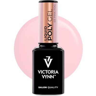 VICTORIA VYNN Liquid Poly Gel 15 ml UV/LED acrylweerstand en licht zelfbalancerende bouwgel voor nagelverlengingen (03 Pink Fog) VICTORIA VYNN Liquid Poly Gel 15 ml UV/LED acrylweerstand en licht zelfbalancerende bouwgel voor nagelverlengingen (03 Pink Fog)