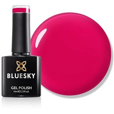 BLUESKY Gelnagellak, 10 ml, Flamingo Pink SS2620, roze gelnagellak voor 21 dagen manicure, vereist uitharding onder led-uv-nagellamp BLUESKY Gelnagellak, 10 ml, Flamingo Pink SS2620, roze gelnagellak voor 21 dagen manicure, vereist uitharding onder led-uv-nagellamp
