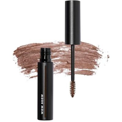 e.l.f. Wow Brow Gel, geeft volume, opbouwbaar, wax-gel hybride, zorgt voor volle, volumineuze wenkbrauwen, houdt wenkbrauwhaartjes op hun plek, brunette, met vezels verrijkt, 3,5 g e.l.f. Wow Brow Gel, geeft volume, opbouwbaar, wax-gel hybride, zorgt voor volle, volumineuze wenkbrauwen, houdt wenkbrauwhaartjes op hun plek, brunette, met vezels verrijkt, 3,5 g