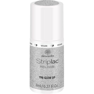 alessandro Striplac Glow Up uv-nagellak, zacht en duurzaam, gemakkelijk te verwijderen dankzij peel-off-technologie, veganistisch en dierproefvrij, 8 ml alessandro Striplac Glow Up uv-nagellak, zacht en duurzaam, gemakkelijk te verwijderen dankzij peel-off-technologie, veganistisch en dierproefvrij, 8 ml