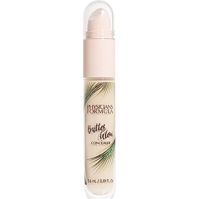 Physicians Formula Butter Glow, multifunctionele vloeibare concealer voor het verlichten, verlichten en verbergen van onvolkomenheden, lange houdbaarheid, lichte tint Physicians Formula Butter Glow, multifunctionele vloeibare concealer voor het verlichten, verlichten en verbergen van onvolkomenheden, lange houdbaarheid, lichte tint
