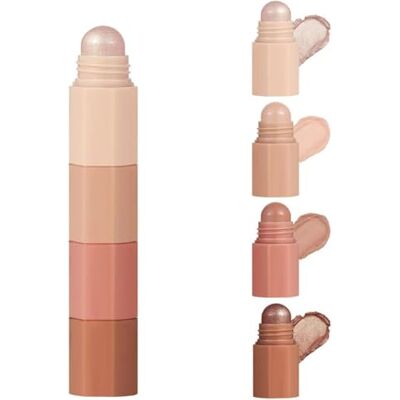 Lonnalee Oogschaduw, 4-in-1, mat, fijn, oogschaduw, sterk gepigmenteerde oogschaduw, gezicht, ogen, markeerstift, langdurig, Shimmer Fard Lonnalee Oogschaduw, 4-in-1, mat, fijn, oogschaduw, sterk gepigmenteerde oogschaduw, gezicht, ogen, markeerstift, langdurig, Shimmer Fard