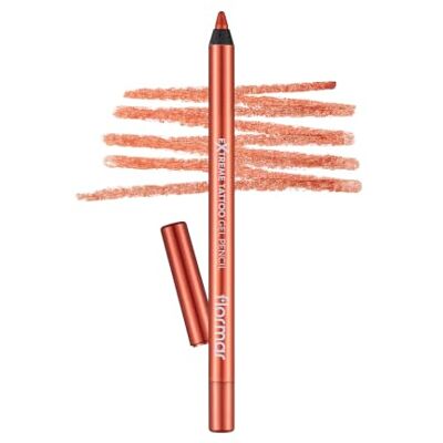 Flormar Extreme Tattoo Gel Pencil Eyeliner Gel Waterproof Tattoo Effect Plum Glitter Potlood Sterk Gepigmenteerd Langdurige oogmake-up voor dames, 008 Orange Pop Flormar Extreme Tattoo Gel Pencil Eyeliner Gel Waterproof Tattoo Effect Plum Glitter Potlood Sterk Gepigmenteerd Langdurige oogmake-up voor dames, 008 Orange Pop