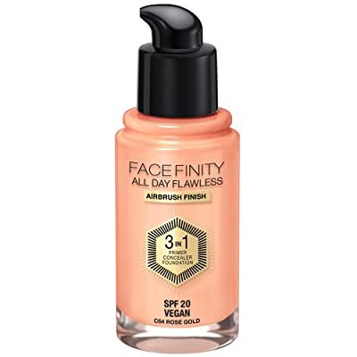 Max Factor Facefinity All Day Flawless 3-in-1 Liquid Foundation 064 Rose Gold Max Factor Facefinity All Day Flawless 3-in-1 Liquid Foundation 064 Rose Gold