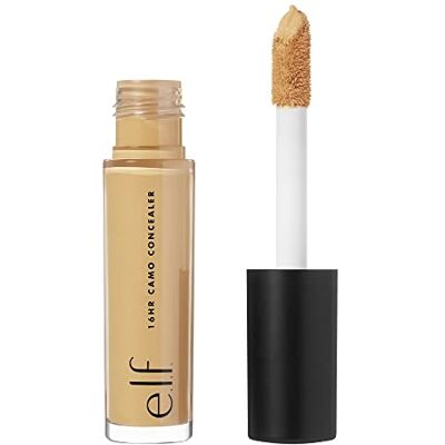 e.l.f. 16HR Camo Concealer, volledige dekking, intensieve pigmenten, Deep Caramel tint, 6 ml e.l.f. 16HR Camo Concealer, volledige dekking, intensieve pigmenten, Deep Caramel tint, 6 ml