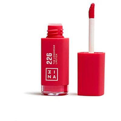3ina MAKEUP The Longwear Lipstick 226 koraal lippenstift koraal met hyaluronzuur matte vloeibare lippenstift sterk gepigmenteerde matte lippenkleur veganistisch zonder dierenleed 3ina MAKEUP The Longwear Lipstick 226 koraal lippenstift koraal met hyaluronzuur matte vloeibare lippenstift sterk gepigmenteerde matte lippenkleur veganistisch zonder dierenleed