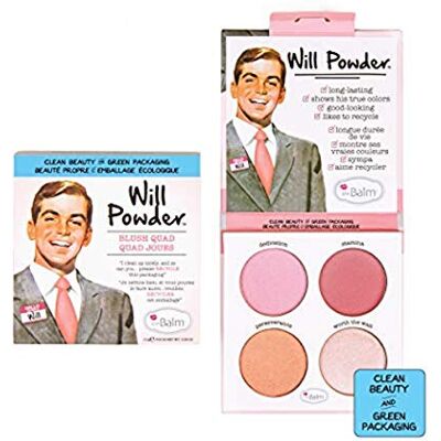 theBalm The Balm Will Powder Blush Quad Rood 30 g theBalm The Balm Will Powder Blush Quad Rood 30 g