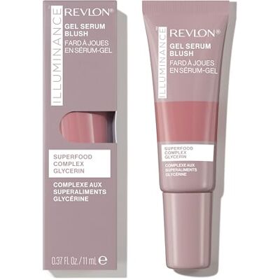 REVLON Illuminance Gel Blush Serum, zichtbaar gevulde wangen, glanzende afwerking en hydrateert de hele dag, 110 betoverende mauve, 11 ml REVLON Illuminance Gel Blush Serum, zichtbaar gevulde wangen, glanzende afwerking en hydrateert de hele dag, 110 betoverende mauve, 11 ml