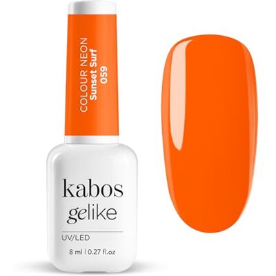 Kabos UV-nagellak, hybride uv-/led-nagellak, Gelike Sunset Surf, 8 ml, nail art Kabos UV-nagellak, hybride uv-/led-nagellak, Gelike Sunset Surf, 8 ml, nail art