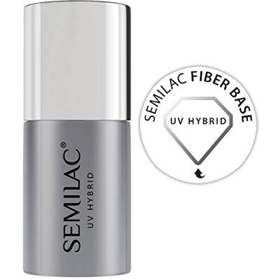 Semilac Semi-permanente nagellakbasis, vezelbasis, 7 ml Semilac Semi-permanente nagellakbasis, vezelbasis, 7 ml