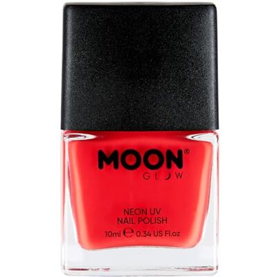 Moon Glow nagellak neon uv intense 14ml rood Moon Glow nagellak neon uv intense 14ml rood