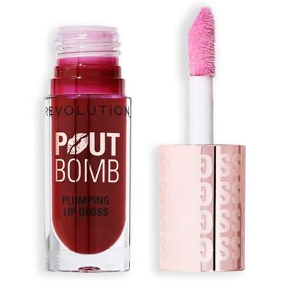 Revolution Beauty London Revolution Pout Bomb Plumping Lip Gloss, Lichtpaars Revolution Beauty London Revolution Pout Bomb Plumping Lip Gloss, Lichtpaars