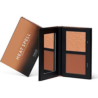 Haus Laboratories By Lady Gaga Heat Spell Bronzer & Highlighter Duo Vulcanic/Lava 1 Units Haus Laboratories By Lady Gaga Heat Spell Bronzer & Highlighter Duo Vulcanic/Lava 1 Units