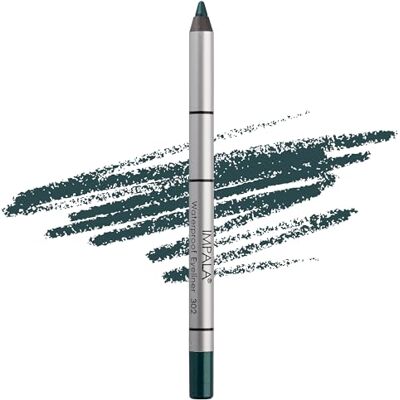 Impala Romige en waterdichte oogpotlood kleur 302 smaragdgroen gedefinieerde contour of rookeffect dichte en romige textuur eenvoudig aan te brengen glanzende kleur, langdurig en Impala Romige en waterdichte oogpotlood kleur 302 smaragdgroen gedefinieerde contour of rookeffect dichte en romige textuur eenvoudig aan te brengen glanzende kleur, langdurig en