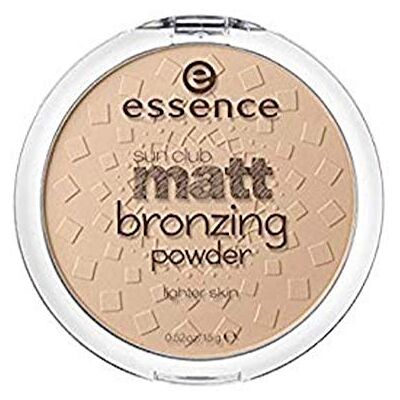 Essence Cosmetics Essence Sun Club Matte Bronzer poeder nr. 01 Natural Nude voor droge huid, onzuivere, matte, veganistische huid, zonder nanoartikelen, 5-pack (5 x 15 g) Essence Cosmetics Essence Sun Club Matte Bronzer poeder nr. 01 Natural Nude voor droge huid, onzuivere, matte, veganistische huid, zonder nanoartikelen, 5-pack (5 x 15 g)