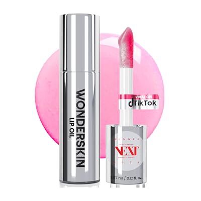 Wonderskin Lip Rehab Serum Oil – van kleur veranderende lippenolie van licht tot roze – pH-geactiveerd getinte serum, niet plakkerig en hydraterend voor droge lippen (omarmd) Wonderskin Lip Rehab Serum Oil – van kleur veranderende lippenolie van licht tot roze – pH-geactiveerd getinte serum, niet plakkerig en hydraterend voor droge lippen (omarmd)