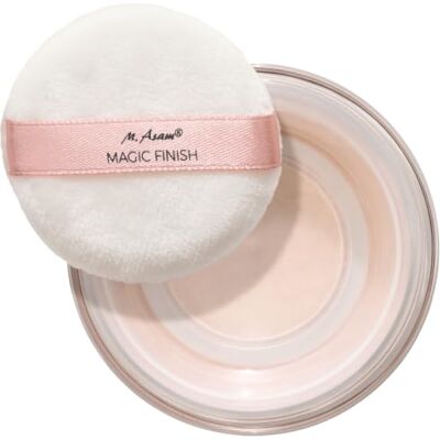 M. Asam Magic Finish Setting Powder Final Touch Bare Skin (15 g) – perfect Doorschijnend gezichtspoeder met hyaluronzuur, argan- en jojobaolie, zijdezacht en licht make-uppoeder M. Asam Magic Finish Setting Powder Final Touch Bare Skin (15 g) – perfect Doorschijnend gezichtspoeder met hyaluronzuur, argan- en jojobaolie, zijdezacht en licht make-uppoeder