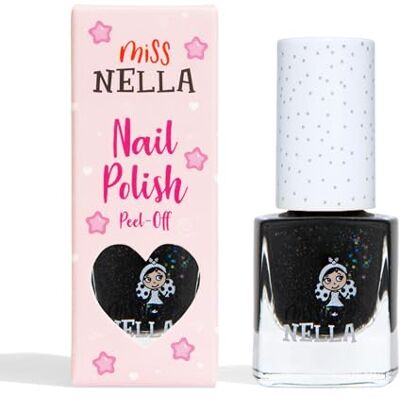 MISS NELLA Surprise Party speciaal glitter nagellak voor kinderen, met peel-offs, op waterbasis en geurvrije formule MISS NELLA Surprise Party speciaal glitter nagellak voor kinderen, met peel-offs, op waterbasis en geurvrije formule