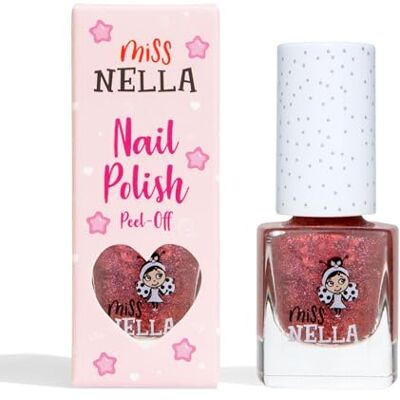 MISS NELLA SHAZAM Donkerrode glitter nagellak voor kinderen, niet-giftige en geurloze formule voor kinderen en peuters, op natuurlijke waterbasis voor eenvoudig verwijderen (Shazam) MISS NELLA SHAZAM Donkerrode glitter nagellak voor kinderen, niet-giftige en geurloze formule voor kinderen en peuters, op natuurlijke waterbasis voor eenvoudig verwijderen (Shazam)