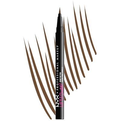 NYX PROFESSIONAL MAKEUP Lift & Snatch Wenkbrauwstift, waterbestendig, zonder overdracht, brunette NYX PROFESSIONAL MAKEUP Lift & Snatch Wenkbrauwstift, waterbestendig, zonder overdracht, brunette