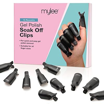 MYLEE Gellak Remover Clips (10st) UV/LED Nagellak Remover Clips – Nail Art Nagellak Remover Caps Geschikt voor alle vingertypes Duurzaam en Herbruikbaar MYLEE Gellak Remover Clips (10st) UV/LED Nagellak Remover Clips – Nail Art Nagellak Remover Caps Geschikt voor alle vingertypes Duurzaam en Herbruikbaar