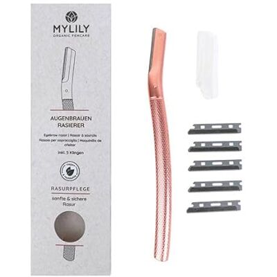 MYLILY Rosegold wenkbrauw scheermes Scheermes vrouw gezicht dermaplaning gezicht wenkbrauw scheerapparaat vrouw gezicht scheermes vrouw eyebrow razor MYLILY Rosegold wenkbrauw scheermes Scheermes vrouw gezicht dermaplaning gezicht wenkbrauw scheerapparaat vrouw gezicht scheermes vrouw eyebrow razor