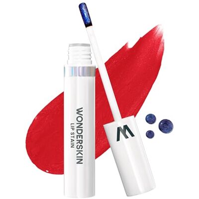 Wonderskin Wonder Blading One Step Red Lip Stain Mask, Natuurlijk Læbe Stain Langtidsholdbar Vandfast, Transfer-proof Lip Tint (Playful) Wonderskin Wonder Blading One Step Red Lip Stain Mask, Natuurlijk Læbe Stain Langtidsholdbar Vandfast, Transfer-proof Lip Tint (Playful)
