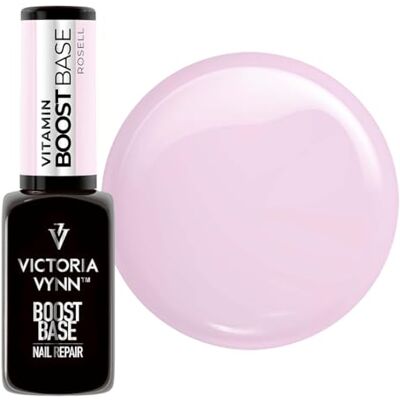VICTORIA VYNN Vitamin BOOST BASE Base Coat voor semi-permanente nagellak met vitaminen en calcium Rosell 8 ml VICTORIA VYNN Vitamin BOOST BASE Base Coat voor semi-permanente nagellak met vitaminen en calcium Rosell 8 ml