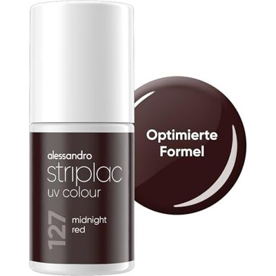 alessandro Striplac Midnight Red uv-nagellak dekkend en krasbestendig tot 15 dagen eenvoudig aan te brengen zachte vachttechnologie veganistisch rood 6,5 ml alessandro Striplac Midnight Red uv-nagellak dekkend en krasbestendig tot 15 dagen eenvoudig aan te brengen zachte vachttechnologie veganistisch rood 6,5 ml