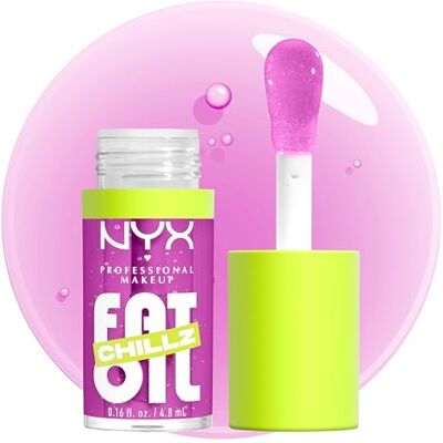 NYX PROFESSIONAL MAKEUP Gloss Squalane Fat Oil Lip Drip, hoogglans, niet-klevende afwerking, 12 uur hydratatie, extra grote applicator, braambes en framboos, aardbei slush NYX PROFESSIONAL MAKEUP Gloss Squalane Fat Oil Lip Drip, hoogglans, niet-klevende afwerking, 12 uur hydratatie, extra grote applicator, braambes en framboos, aardbei slush