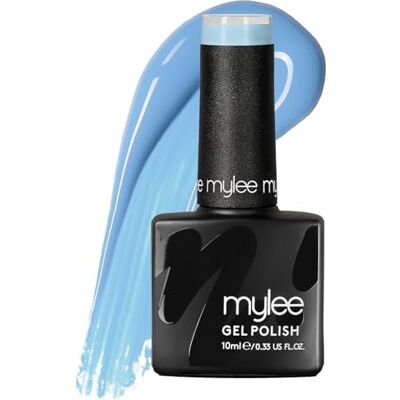 MYLEE Gelnagellak, 10 ml, uv, led, manicure en pedicure, voor professioneel gebruik in salons en thuis, houdt lang en gemakkelijk aan te brengen, blauw (guilty pleasure) MYLEE Gelnagellak, 10 ml, uv, led, manicure en pedicure, voor professioneel gebruik in salons en thuis, houdt lang en gemakkelijk aan te brengen, blauw (guilty pleasure)