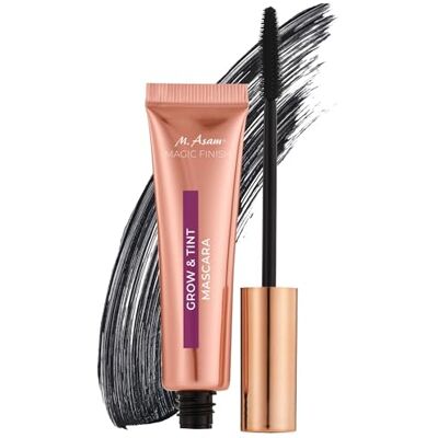 M. Asam MAGIC FINISH Grow & Tint Mascara (12 ml) – Intensieve zwarte mascara & verzorging in één, met 2% breedte en mungbohnenextract, veganistisch, voor volume, lengte en definitie M. Asam MAGIC FINISH Grow & Tint Mascara (12 ml) – Intensieve zwarte mascara & verzorging in één, met 2% breedte en mungbohnenextract, veganistisch, voor volume, lengte en definitie