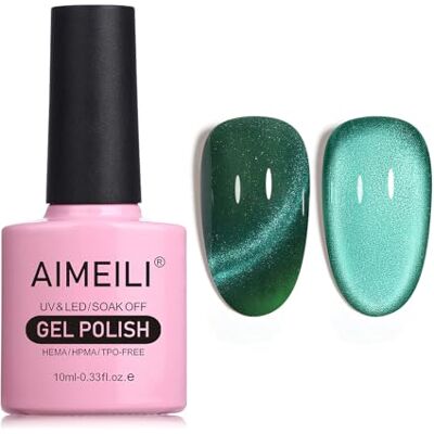 AIMEILI 10 ml nagellak, magnetisch, gel, Cat's Eye nagellak, UV, LED, manicure, pedicure, eenvoudig aan te brengen, 753 AIMEILI 10 ml nagellak, magnetisch, gel, Cat's Eye nagellak, UV, LED, manicure, pedicure, eenvoudig aan te brengen, 753