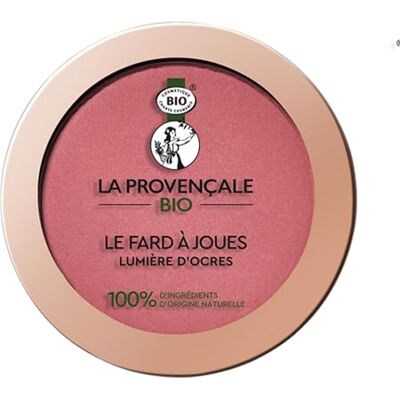 La Provençale Bio Le Fard à Joues Lumière d'Ocres Certifié Bio Blush Effet Bonne Mine Pour Tous Types de Peaux Teinte : Rose Faïence (02) La Provençale Bio Le Fard à Joues Lumière d'Ocres Certifié Bio Blush Effet Bonne Mine Pour Tous Types de Peaux Teinte : Rose Faïence (02)