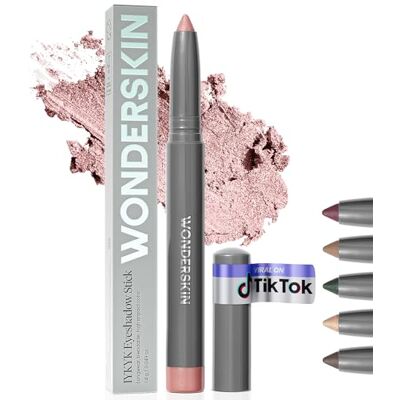 Wonderskin IYKYK Oogschaduwpotlood, duurzaam, vlekbestendig, waterbestendig, oogschaduwpotlood met geïntegreerde puntenslijper (rozenkwartsroze) Wonderskin IYKYK Oogschaduwpotlood, duurzaam, vlekbestendig, waterbestendig, oogschaduwpotlood met geïntegreerde puntenslijper (rozenkwartsroze)