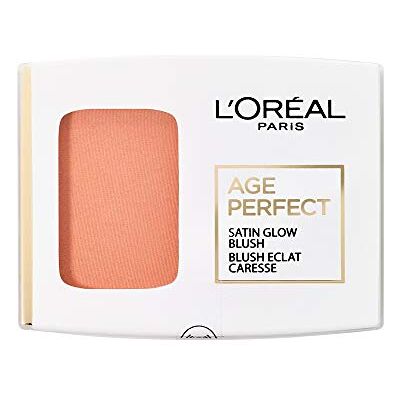 L'Oreal Paris L'Oréal Paris Age Perfect Satin Blush Wangpoeder met spiegel en geïntegreerde kwast voor de rijpe huid, nr. 110 abrikoos/perzik, per stuk verpakt (1 x 5 g) L'Oreal Paris L'Oréal Paris Age Perfect Satin Blush Wangpoeder met spiegel en geïntegreerde kwast voor de rijpe huid, nr. 110 abrikoos/perzik, per stuk verpakt (1 x 5 g)