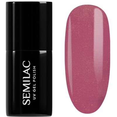 Semilac Gelnagellak, semi-permanent, UV 377, SHIMMER STONE RUBY, 7 ml Semilac Gelnagellak, semi-permanent, UV 377, SHIMMER STONE RUBY, 7 ml