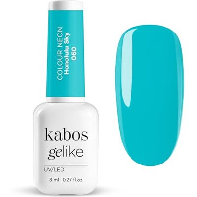 Kabos UV-nagellak, hybride uv-/led-nagellak, Gelike Honolulu Sky, 8 ml, nail art Kabos UV-nagellak, hybride uv-/led-nagellak, Gelike Honolulu Sky, 8 ml, nail art