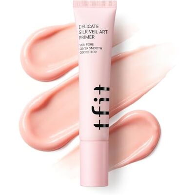 TFIT Delicate Silk Veil Art Primer Koreaanse make-up, poriënvrije matte make-up primer voor de vette huid (licht, hydraterend), wazige porievulling, langdurig wazig effect, 3,5 ml TFIT Delicate Silk Veil Art Primer Koreaanse make-up, poriënvrije matte make-up primer voor de vette huid (licht, hydraterend), wazige porievulling, langdurig wazig effect, 3,5 ml
