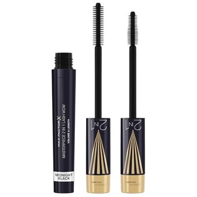 Max Factor Masterpiece 2-in-1 Lash Wow Mã¡Scara de Pestaã±As 03-Midnight Black, 7 ml Max Factor Masterpiece 2-in-1 Lash Wow Mã¡Scara de Pestaã±As 03-Midnight Black, 7 ml