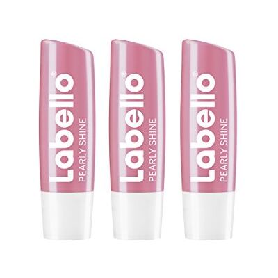 Labello Pearl & Shine lippenbalsem, glanzend, 3 stuks Labello Pearl & Shine lippenbalsem, glanzend, 3 stuks