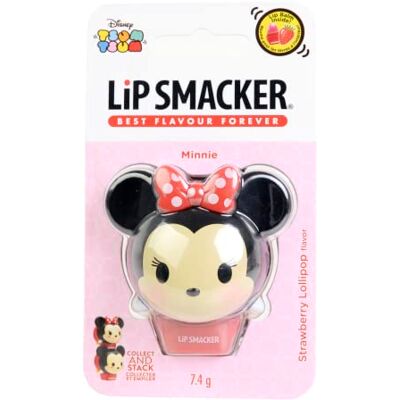 Lip Smacker Tsum Tsum Collection Minnie Burrocacao voor kinderen Aardbeiensmaak Zacht cadeau voor vrienden Uniek stuk Lip Smacker Tsum Tsum Collection Minnie Burrocacao voor kinderen Aardbeiensmaak Zacht cadeau voor vrienden Uniek stuk
