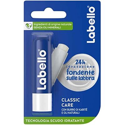 Labello Original lippenverzorgingsstift in 6 stuks (6 x 4,8 g), lippenverzorging voor natuurlijk mooie lippen, lippenbalsem zonder minerale oliën beschermt tegen uitdrogen Labello Original lippenverzorgingsstift in 6 stuks (6 x 4,8 g), lippenverzorging voor natuurlijk mooie lippen, lippenbalsem zonder minerale oliën beschermt tegen uitdrogen