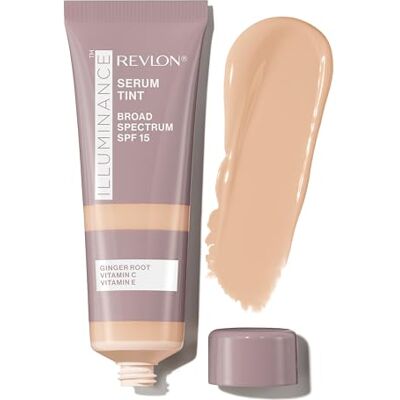 REVLON Illuminance Tinted Serum, Triple Hyaluronzuur, egaliseert de teint in de loop van de tijd en hydrateert de hele dag, SPF 15, 301 Cool Beige, 28 ml REVLON Illuminance Tinted Serum, Triple Hyaluronzuur, egaliseert de teint in de loop van de tijd en hydrateert de hele dag, SPF 15, 301 Cool Beige, 28 ml