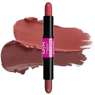 NYX PROFESSIONAL MAKEUP Romige blos, hydraterend hyaluronzuur, modulaire textuur, veganistische formule, wonder stick, kleur: koraal+diep perzik (03) NYX PROFESSIONAL MAKEUP Romige blos, hydraterend hyaluronzuur, modulaire textuur, veganistische formule, wonder stick, kleur: koraal+diep perzik (03)