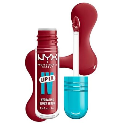 NYX PROFESSIONAL MAKEUP Hydraterende lipgloss en tint 2-in-1, hydratatie tot 12 uur, met vitamine B12 en magnesium, Lip IV Hydrating Gloss Stain, tint: 10 Berry Thirsty NYX PROFESSIONAL MAKEUP Hydraterende lipgloss en tint 2-in-1, hydratatie tot 12 uur, met vitamine B12 en magnesium, Lip IV Hydrating Gloss Stain, tint: 10 Berry Thirsty